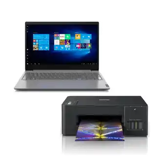 La Ganga Pack laptop lenovo v15-igl + impresora brother t420 oferta