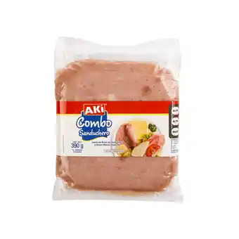 Akí Combo sanduchero jamón de cerdo y queso holandes aki 390g oferta