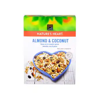 Akí Nature’s heart granola gourmet almond & coconut 350g oferta