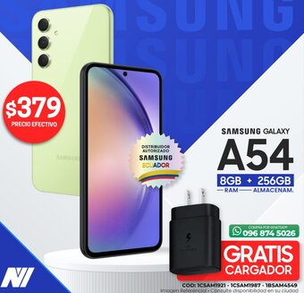 Novicompu SAMSUNG GALAXY A54 8GB 256GB oferta