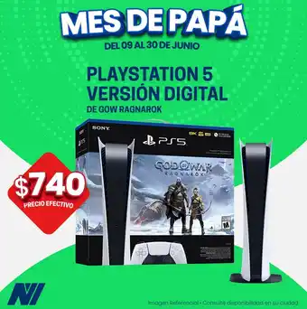 Novicompu PLAYSTATION 5 VERSIÓN DIGITAL DE GOW RAGNAROK oferta