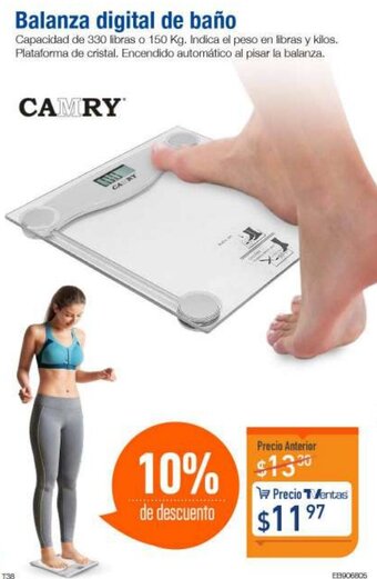 TVentas Balanza digital de baño oferta