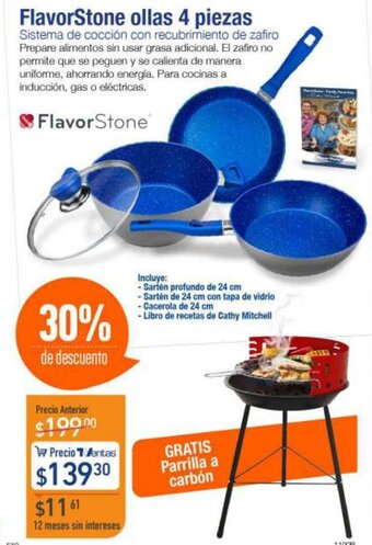 TVentas FlavorStone ollas 4 piezas oferta