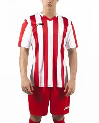 Joma Camiseta manga corta hombre copa rojo blanco oferta