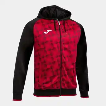 Joma Chaqueta con capucha hombre supernova iii negro rojo oferta