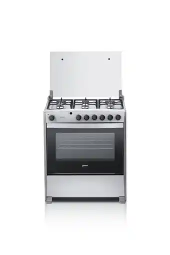 Marcimex Global - cocina gas varadero 6 quemadores 32 quarzo | gris oferta