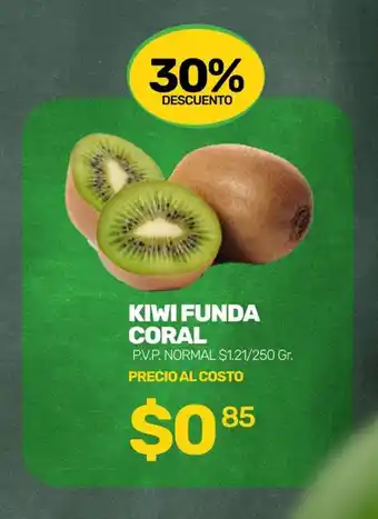 Coral Hipermercados KIWI FUNDA CORAL oferta