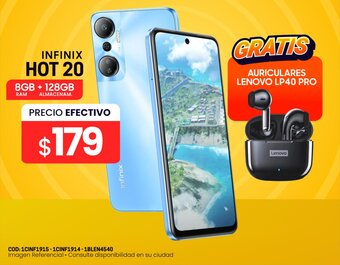 Novicompu INFINIX HOT 20 8GB+128GB oferta