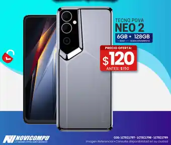 Novicompu TECNO POVA NEO 2 6GB + 128GB oferta