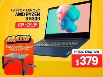 Novicompu LAPTOP LENOVO AMD RYZEN 3 5300 8GB + 256GB oferta
