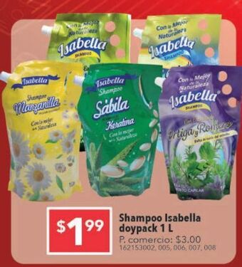 Tia Shampoo isabella doypack 1l oferta