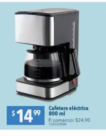 Tia Cafetera eléctrica 800ml oferta