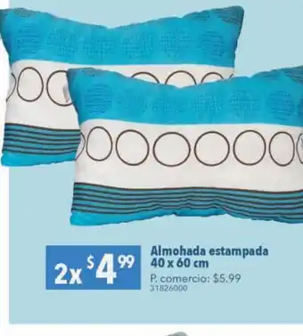 Tia Almohada estampada 40x 60cm oferta