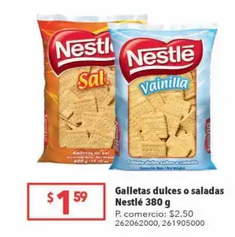 Tia Galletas dulces o saladas nestlé 380g oferta