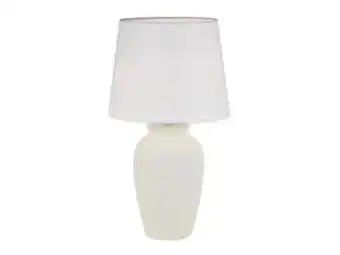 Colineal Lampara de mesa ceramica 45.5x25.5 cm amberlight blanca oferta