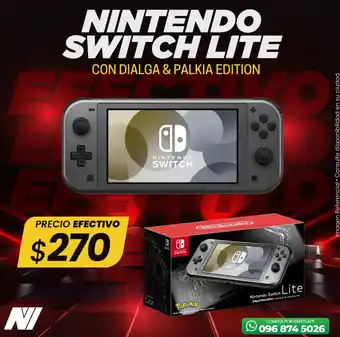 Novicompu NINTENDO SWITCH LITE CON DIALGA & PALKIA EDITION oferta