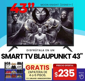 Novicompu DISFRÚTALA EN UN SMART TV BLAUPUNKT 43" oferta