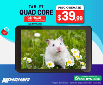Novicompu TABLET QUAD CORE 1GB+16GB oferta