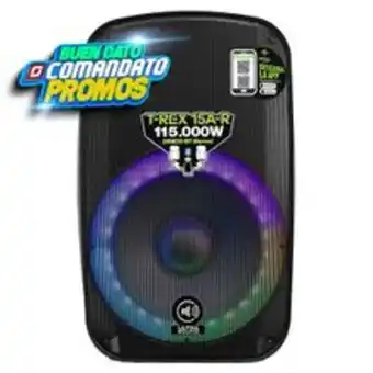Comandato Ultrasound parlante activo t-rex 15a-r ultrasound| 115.000 watts oferta
