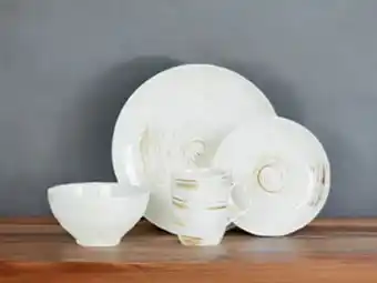 Colineal Set vajilla 16pcs shell c/blanco oferta