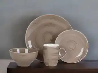 Colineal Set vajilla 16pcs shell c/cafe oferta