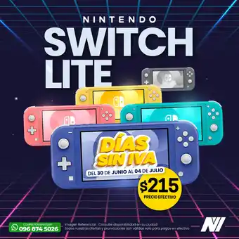 Novicompu NINTENDO SWITCH LITE oferta
