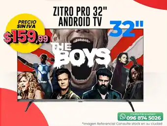 Novicompu ZITRO PRO 32" ANDROID TV oferta