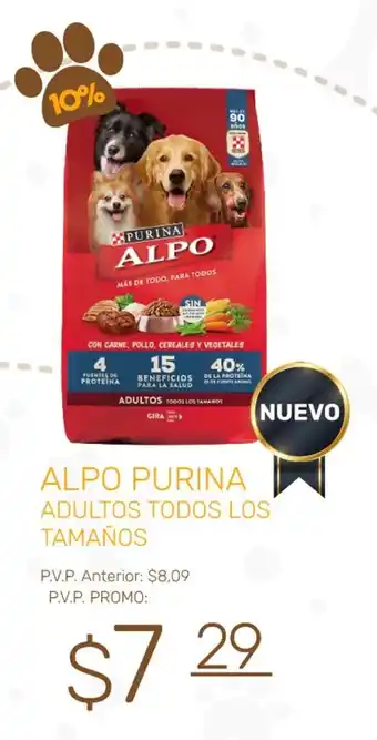 Coral Hipermercados ALPO PURINA ADULTOS TODOS LOS TAMAÑOS oferta