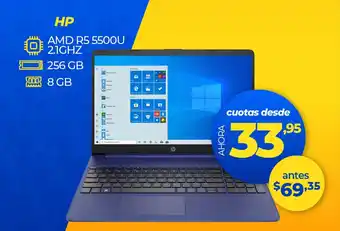 Computron HP AMD R5 5500U 2.1GHZ oferta
