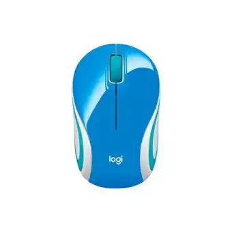Juan Marcet Mouse m187 wireless – logitech (celeste con blanco) oferta