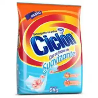 Ferrisariato Detergente ciclón con toque suavizante 5kg oferta