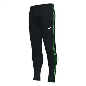 Joma Pantalón largo hombre classic negro verde flúor oferta