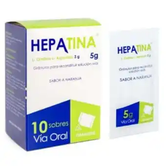 Hepatina 3 g farmayala x 10 sobres naranja