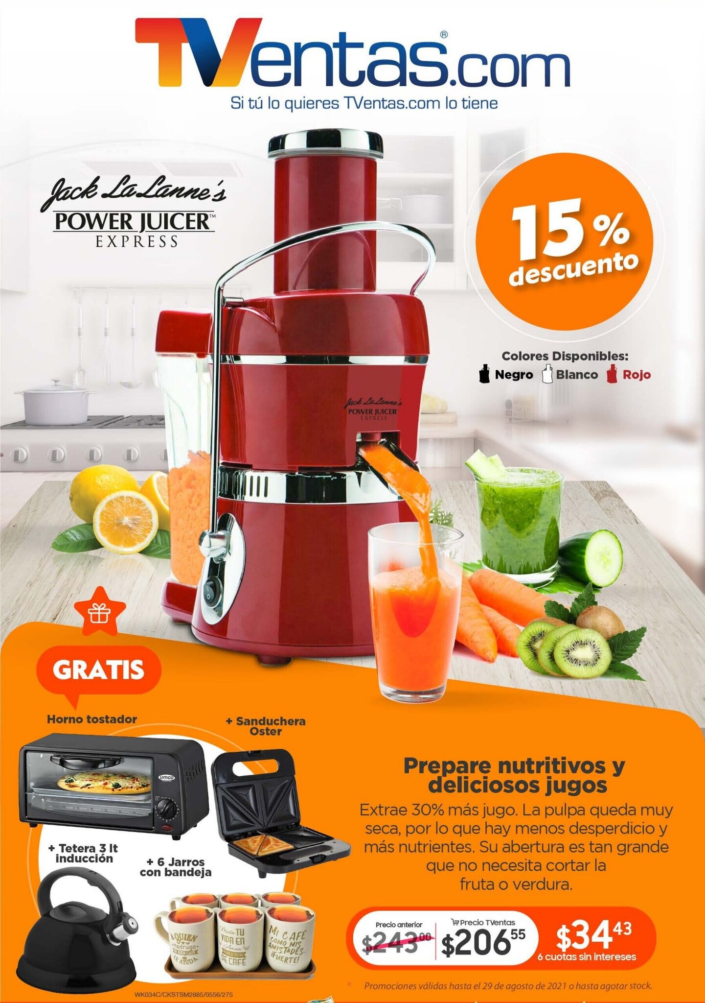 Power Juicer Express oferta en TVentas