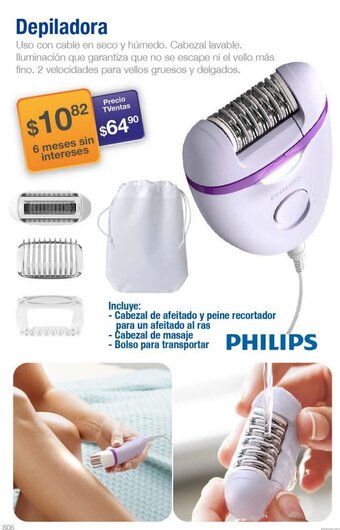 TVentas Philips Depiladora oferta