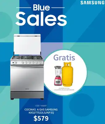 Artefacta SAMSUNG COCINAS A GAS SAMSUNG NX52T7522LS/AP 5Q oferta