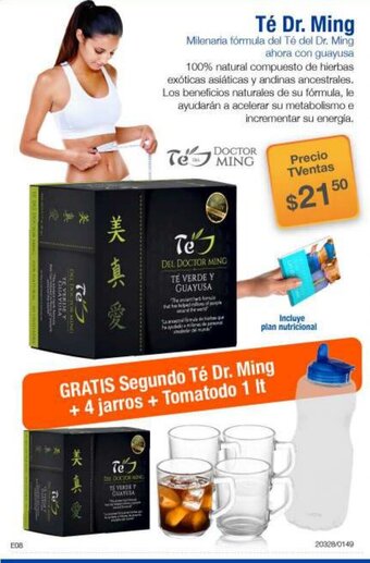TVentas Té Dr. Ming oferta