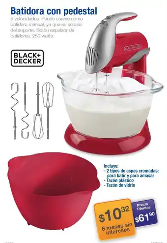 TVentas Batidora con Pedestal oferta