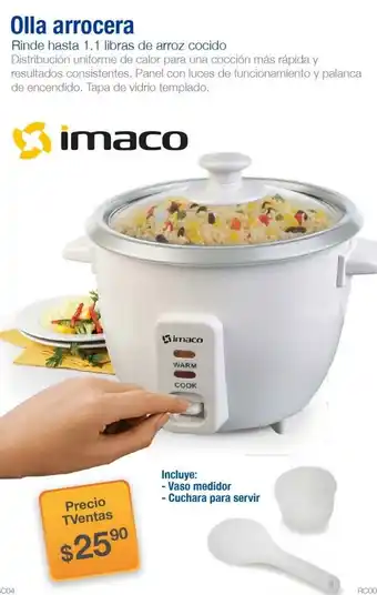 TVentas Olla Arrocera oferta