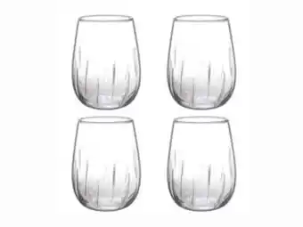 Colineal Vasos de vidrio set x4 pisa oferta