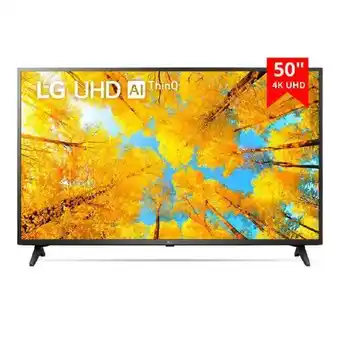 Marcimex Televisor lg 50 4k uhd 50uq7500psf oferta