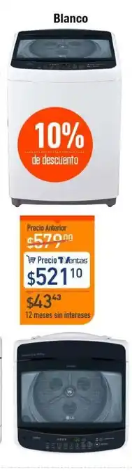 TVentas Blanco Lavadora de 40 Libras oferta