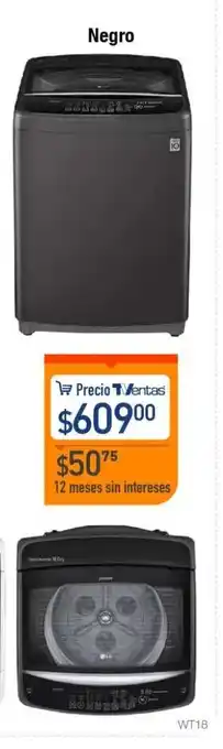 TVentas Negro Lavadora de 40 Libras oferta