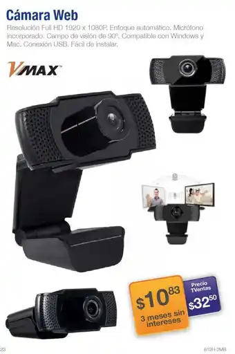 TVentas Cámara Web oferta