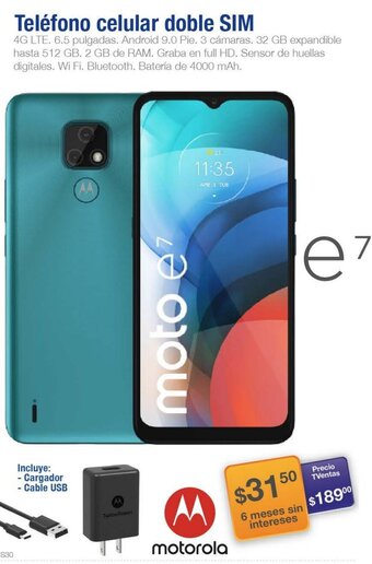 TVentas Teléfono Celular Doble SIM oferta