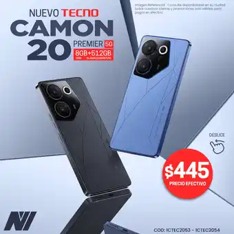 Novicompu NUEVO TECNO CAMON 20 PREMIER 5G 8GB+512GB oferta