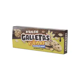 Akí Krash galletas avena chispas de chocolate 135 g oferta