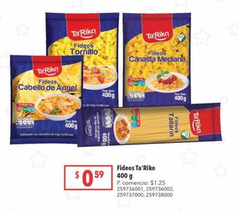 Tia Fideos ta'riko 400g oferta