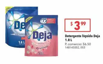 Tia Detergente líquido deja 1.8l oferta