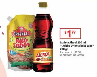 Tia Achiote 200ml + adobo oriental rico sabor 200g oferta